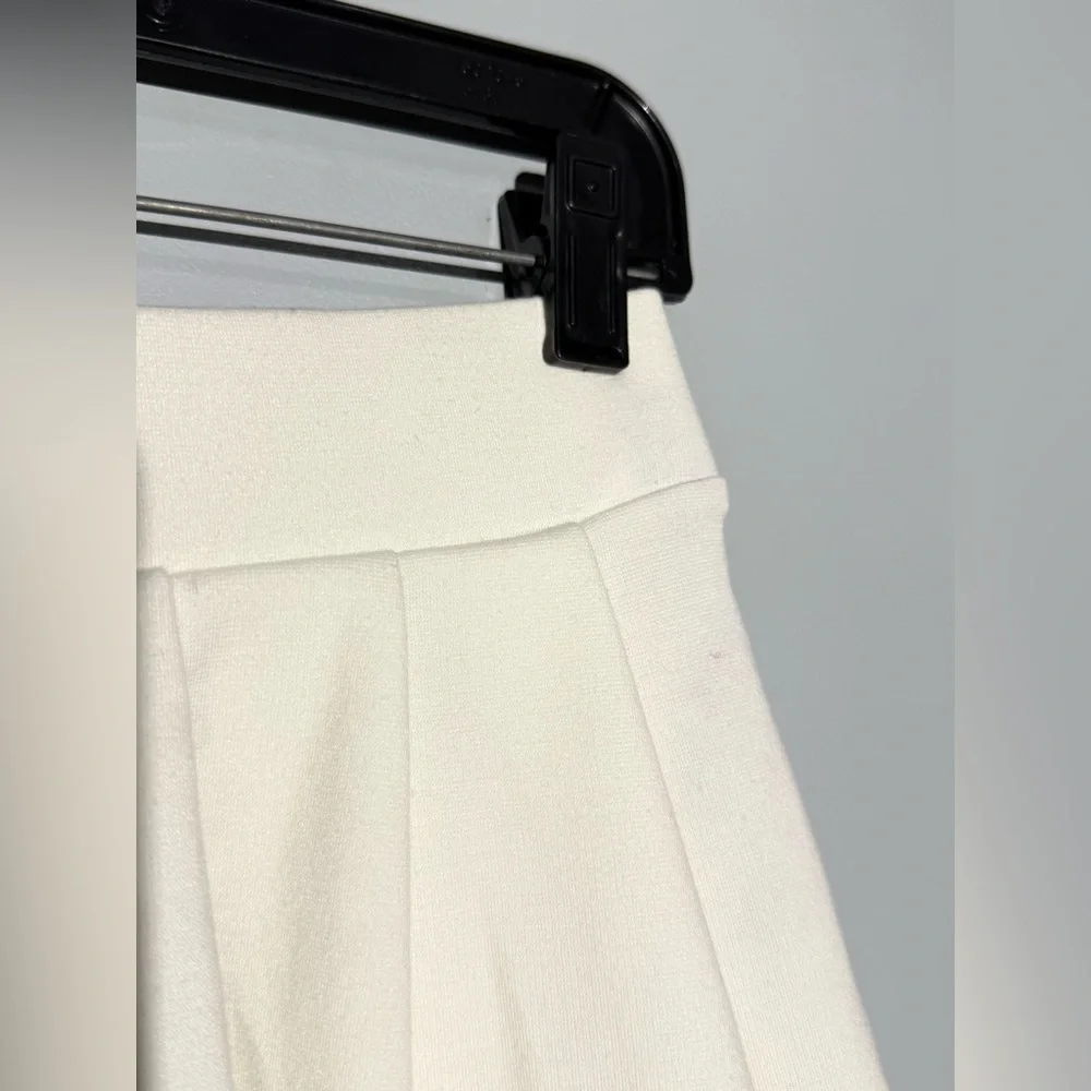 Wild Fable White Skater Skirt with‎ Black Stripes